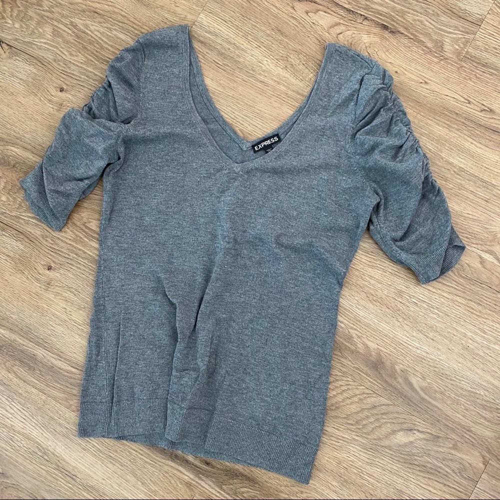 Puff sleeve sweater